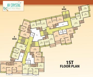 Project Image of 385.0 - 616.0 Sq.ft 1 BHK Apartment for buy in AV Crystal