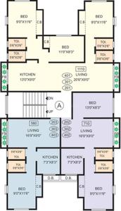 Project Image of 560.0 - 1120.0 Sq.ft 1 BHK Apartment for buy in Bidker Pawan Arcade