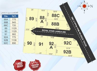 Project Image of 720.0 - 1138.0 Sq.ft Residential Plot Plot for buy in Araa Royal Star
