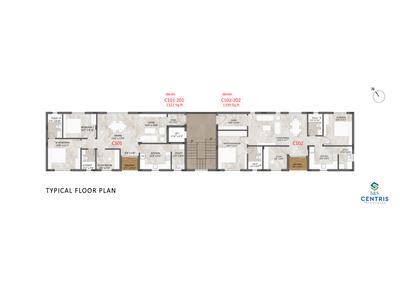 Project Image of 1149.0 - 1716.0 Sq.ft 2 BHK Apartment for buy in S And S Centris