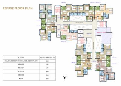Project Image of 619.0 - 901.0 Sq.ft 2 BHK Apartment for buy in Shree Mithila Harmony