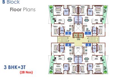 Project Image of 1310 Sq.ft 3 BHK Apartment / Flat for sale in Anisabad for Rs. 11735000
