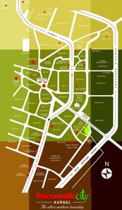 Parsvnath City Location Plan 1