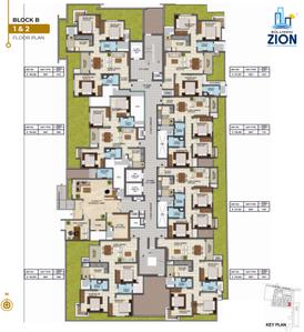 Project Image of 595.78 - 1103.41 Sq.ft 2 BHK Apartment for buy in Krishnaiah Bollineni Zion