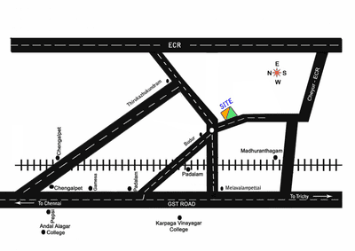 Project Image of 1800.0 - 2400.0 Sq.ft Residential Plot Plot for buy in Wisdom Sri Sathya Sai Nagar 