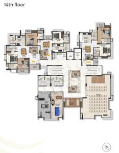 Project Image of 1057.0 - 1702.0 Sq.ft 2 BHK Apartment for buy in Aurex Brookside