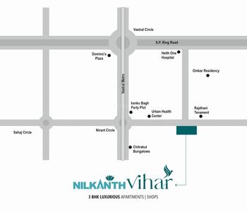 Project Image of 0.0 - 855.84 Sq.ft 3 BHK Apartment for buy in Nilkanth Vihar