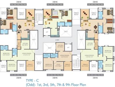 Project Image of 438.0 - 560.0 Sq.ft 2 BHK Apartment for buy in Shree Nidhi Phase 1