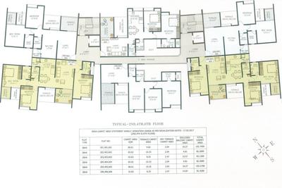 Project Image of 601.0 - 868.0 Sq.ft 2 BHK Apartment for buy in Rohidas And Kalidas Vekatesh Ganga