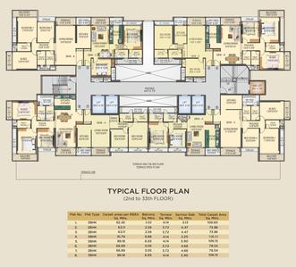 Project Image of 1094 Sq.ft 2 BHK Apartment / Flat for sale in Thane West for Rs. 16200000