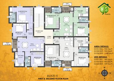 Project Image of 820.0 - 1110.0 Sq.ft 2 BHK Apartment for buy in MS Foundation Casa Feliz