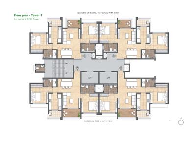 Project Image of 725.0 - 775.0 Sq.ft 2 BHK Apartment for buy in Lodha Woods Tower 7