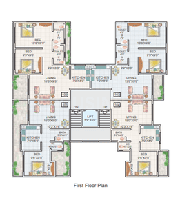 Project Image of 660.04 - 1199.96 Sq.ft 1 BHK Apartment for buy in Kaul Heritage City
