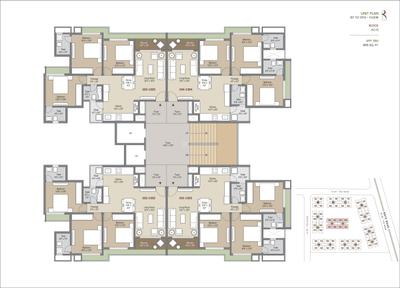 Project Image of 1815.0 - 2211.0 Sq.ft 3 BHK Apartment for buy in Rameshwar City