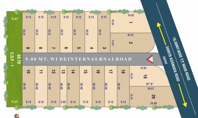 Navinchandra Kantilal Patel And Others Vrunda Embrow Park Phase 1 Layout Plan 1