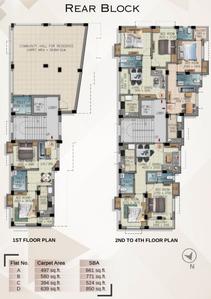 Project Image of 524.0 - 1188.0 Sq.ft 1 BHK Apartment for buy in Balaji Azure