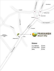 Project Image of 765.0 - 2250.0 Sq.ft Residential Plot Plot for buy in Prarambh Smart City
