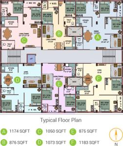Project Image of 875.0 - 1183.0 Sq.ft 2 BHK Apartment for buy in Intent Pushpochoini