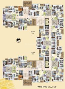 Project Image of 470.0 - 1010.0 Sq.ft 1 BHK Apartment for buy in Jain Dream World City Precinct II
