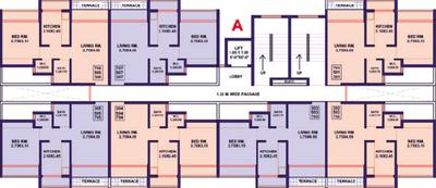 Project Image of 261.0 - 480.0 Sq.ft 1 BHK Apartment for buy in Haware Leelaangan