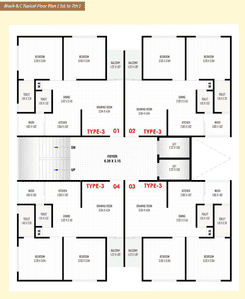 Project Image of 491.59 - 523.56 Sq.ft 2 BHK Apartment for buy in Raghuvir Aryaman Residency