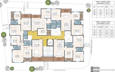 Gangotree Manisha Park Manisha Park Cluster Plan for 4th Floor 2