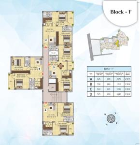 Project Image of 730.0 - 1238.0 Sq.ft 2 BHK Apartment for buy in Meena Crystal