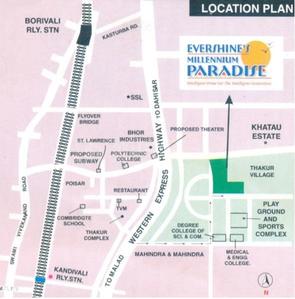 Project Image of 850 Sq.ft 2 BHK Apartment / Flat for sale in Kandivali East for Rs. 19000000