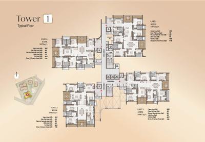 Project Image of 6420 Sq.ft 4 BHK Apartment / Flat for sale in Financial District for Rs. 57138000