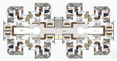 Project Image of 975 Sq.ft 2 BHK Apartment / Flat for sale in Mahaveer Nagar for Rs. 4000000