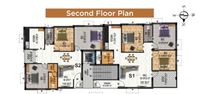 Project Image of 1162.0 - 1287.0 Sq.ft 3 BHK Apartment for buy in Arul Chitra Appartments Phase 2