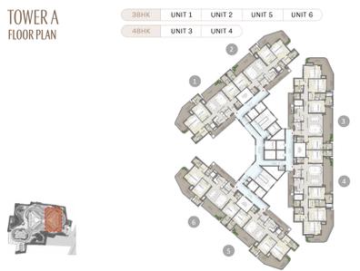 Project Image of 2195.0 - 3495.0 Sq.ft 3 BHK Apartment for buy in Trevana Residences
