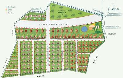 Garnet Magic Hill Enclave Plots Images for Layout Plan of Garnet Magic Hill Enclave Plots 1