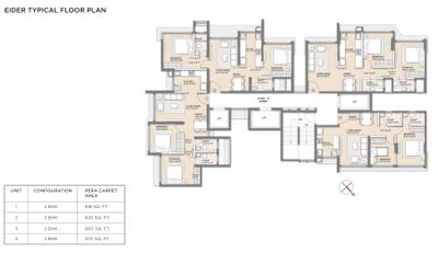 Project Image of 569.95 - 1007.0 Sq.ft 2 BHK Apartment for buy in Arkade Nest