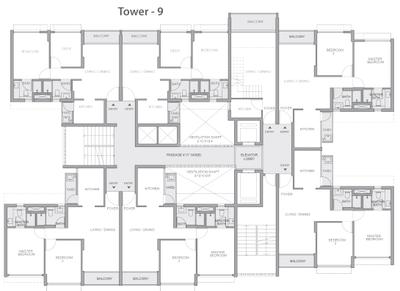 Project Image of 633.35 - 739.59 Sq.ft 2 BHK Apartment for buy in Tata Rio De Goa