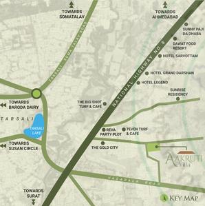 Ansuya Aakruti Villa Location Plan 1