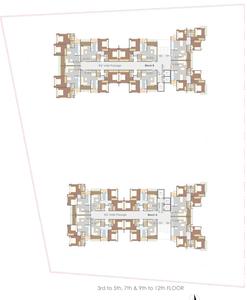 Project Image of 595.03 - 855.95 Sq.ft 2 BHK Apartment for buy in N and F Pinnacle