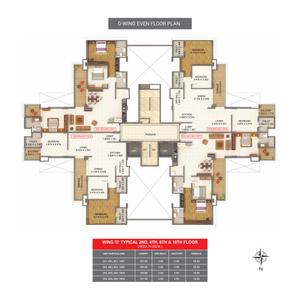 Project Image of 753.47 - 1189.41 Sq.ft 2 BHK Apartment for buy in Kumar Peninsula D