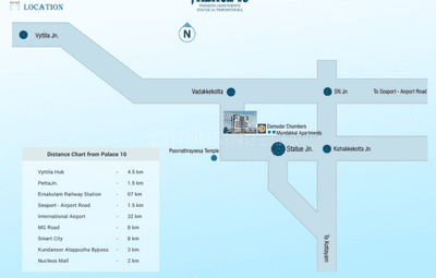 Project Image of 1470.0 - 1570.0 Sq.ft 3 BHK Apartment for buy in GD Palace 10 Apartments