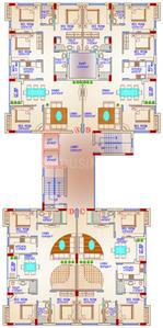 Project Image of 1797.0 - 2031.0 Sq.ft 3 BHK Apartment for buy in SKDJ New Alipore Green