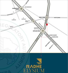 R J Radhe Elysium Location Plan 1