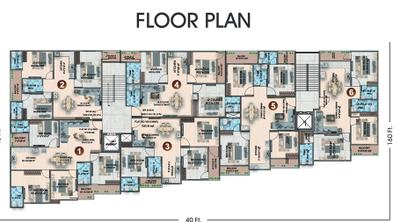 Project Image of 1320.0 - 1770.0 Sq.ft 3 BHK Apartment for buy in Puja Prime II