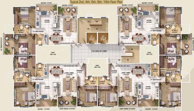 Project Image of 761.0 - 1081.88 Sq.ft 2 BHK Apartment for buy in A C Aanushree Residency
