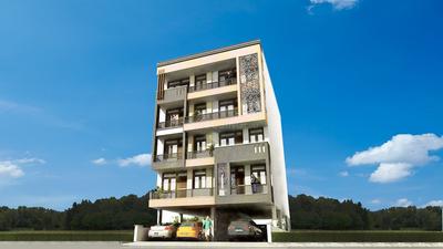Yash Buildcon Jaipur Yash Apartment - CD - 250 Elevation 1