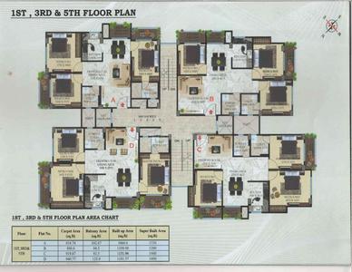 Project Image of 1330.0 - 1490.0 Sq.ft 3 BHK Apartment for buy in Onkar Basanti