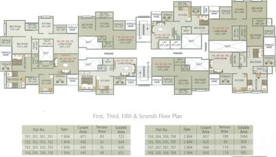 Project Image of 444.0 - 657.0 Sq.ft 1 BHK Apartment for buy in Shivdatta Sai Nisarga