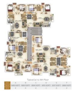 Project Image of 493.0 - 948.0 Sq.ft 1 BHK Apartment for buy in Radical Nirmans Pelican Residency