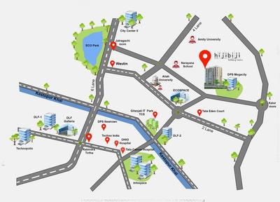 Project Image of 623 Sq.ft 2 BHK Apartment / Flat for sale in New Town for Rs. 6000000