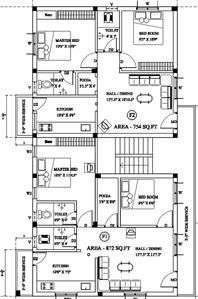 Project Image of 619.0 - 1031.0 Sq.ft 2 BHK Apartment for buy in Ganga Ragamalika