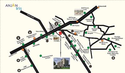Project Image of 760.0 - 1020.0 Sq.ft 1 BHK Apartment for buy in Anjan Iris